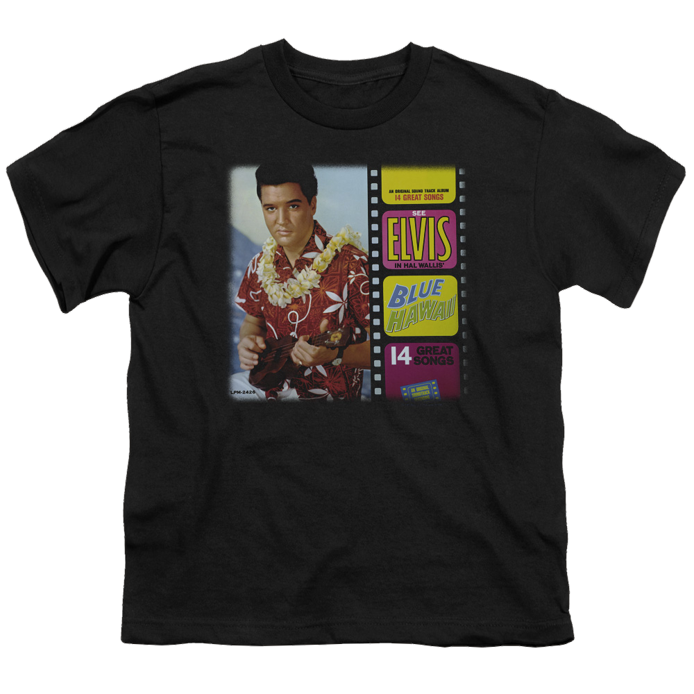 Elvis Presley Blue Hawaii Album - Youth T-Shirt (Ages 8-12) Youth T-Shirt (Ages 8-12) Elvis Presley
