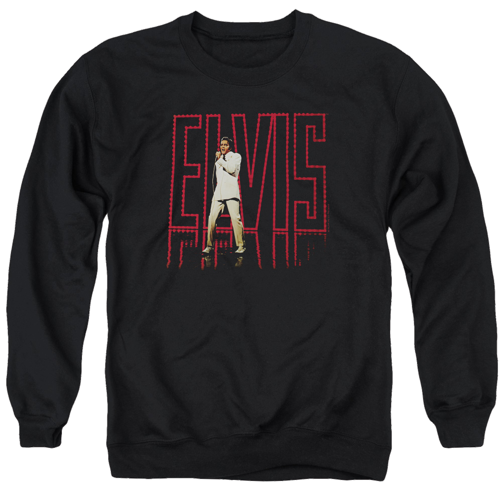 Elvis Presley Elvis 68 Album - Men's Crewneck Sweatshirt Men's Crewneck Sweatshirt Elvis Presley