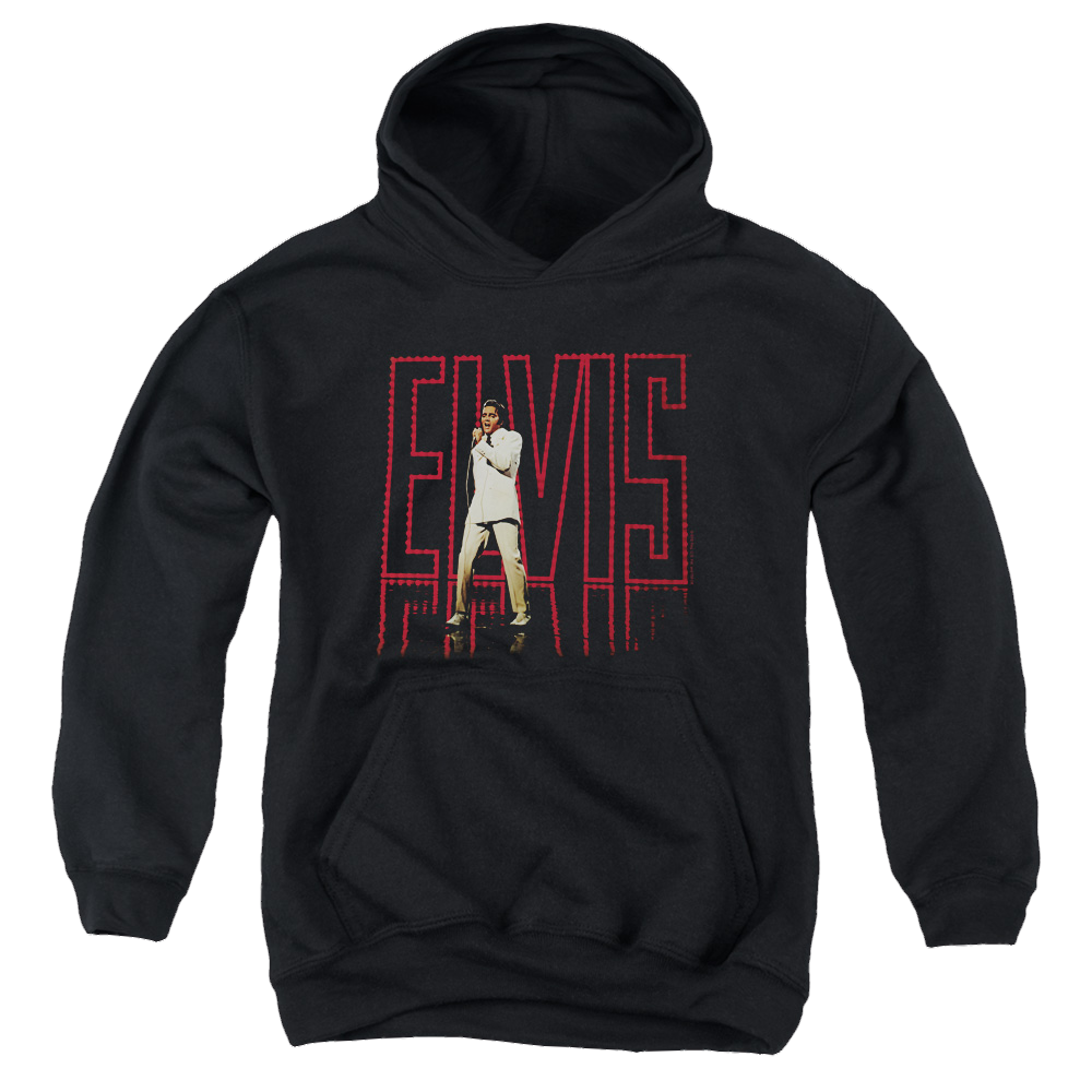 Elvis Presley Elvis 68 Album - Youth Hoodie (Ages 8-12) Youth Hoodie (Ages 8-12) Elvis Presley