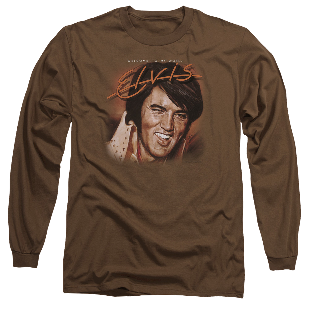 Elvis Presley Welcome To My World - Men's Long Sleeve T-Shirt Men's Long Sleeve T-Shirt Elvis Presley