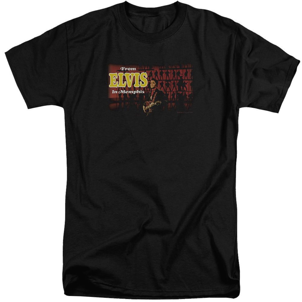 Elvis Presley From Elvis In Memphis - Men's Tall Fit T-Shirt Men's Tall Fit T-Shirt Elvis Presley