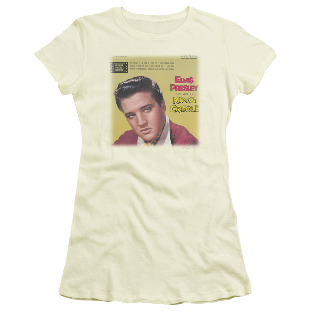 Elvis Presley King Creole Soundtrack - Juniors T-Shirt Juniors T-Shirt Elvis Presley