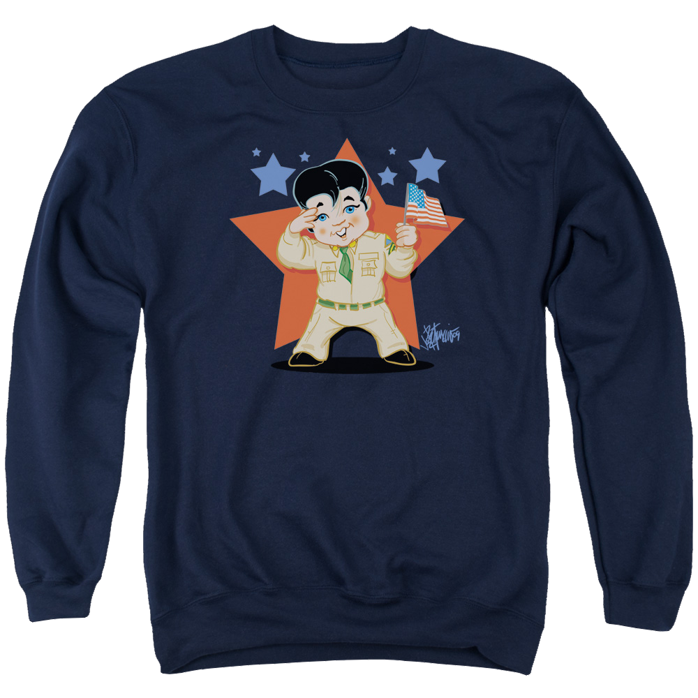 Elvis Presley Lil G I - Men's Crewneck Sweatshirt Men's Crewneck Sweatshirt Elvis Presley