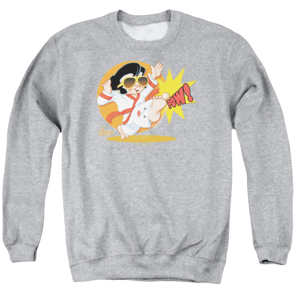 Elvis Presley Karate King - Men's Crewneck Sweatshirt Men's Crewneck Sweatshirt Elvis Presley