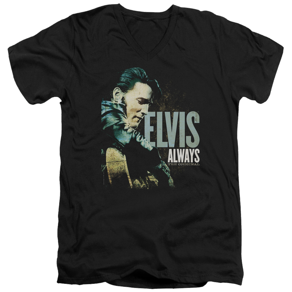 Elvis Presley Always The Original - Men's V-Neck T-Shirt Men's V-Neck T-Shirt Elvis Presley