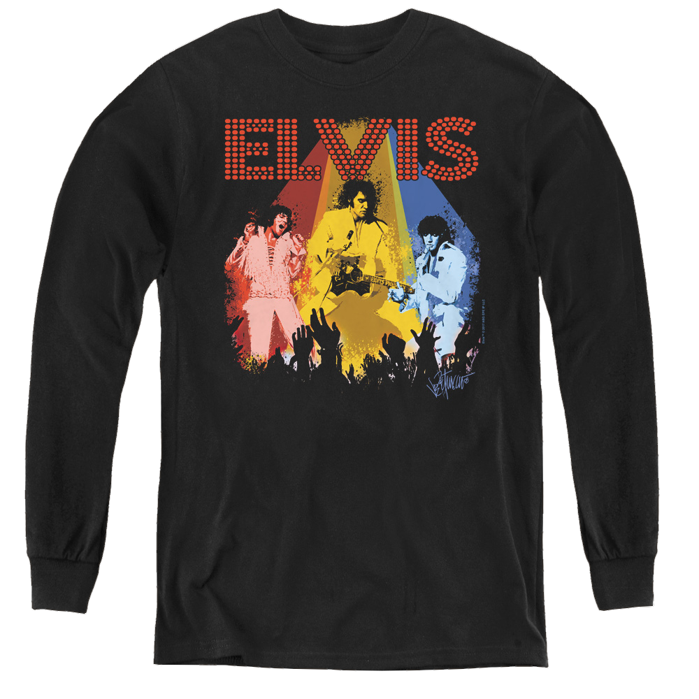 Elvis Presley Vegas Remembered - Youth Long Sleeve T-Shirt Youth Long Sleeve T-Shirt Elvis Presley