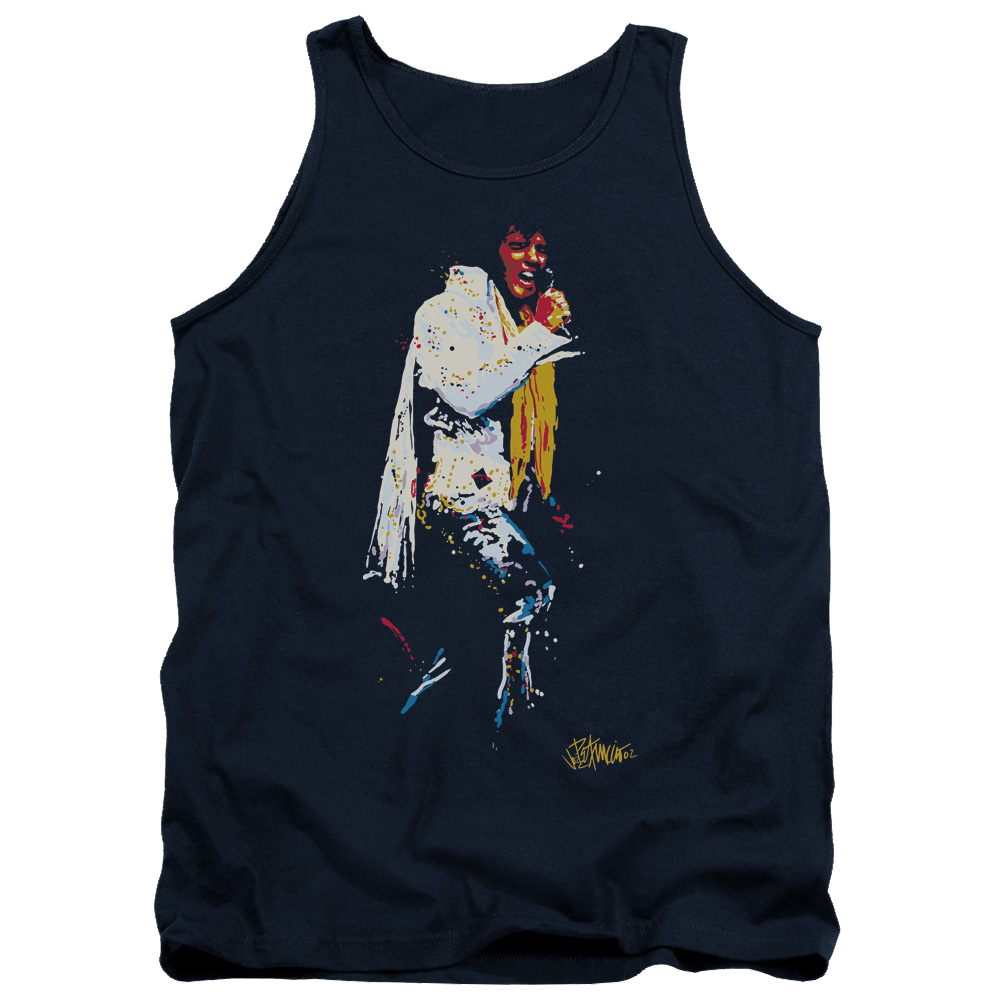 Elvis Presley Yellow Scarf Men's Tank Men's Tank Elvis Presley