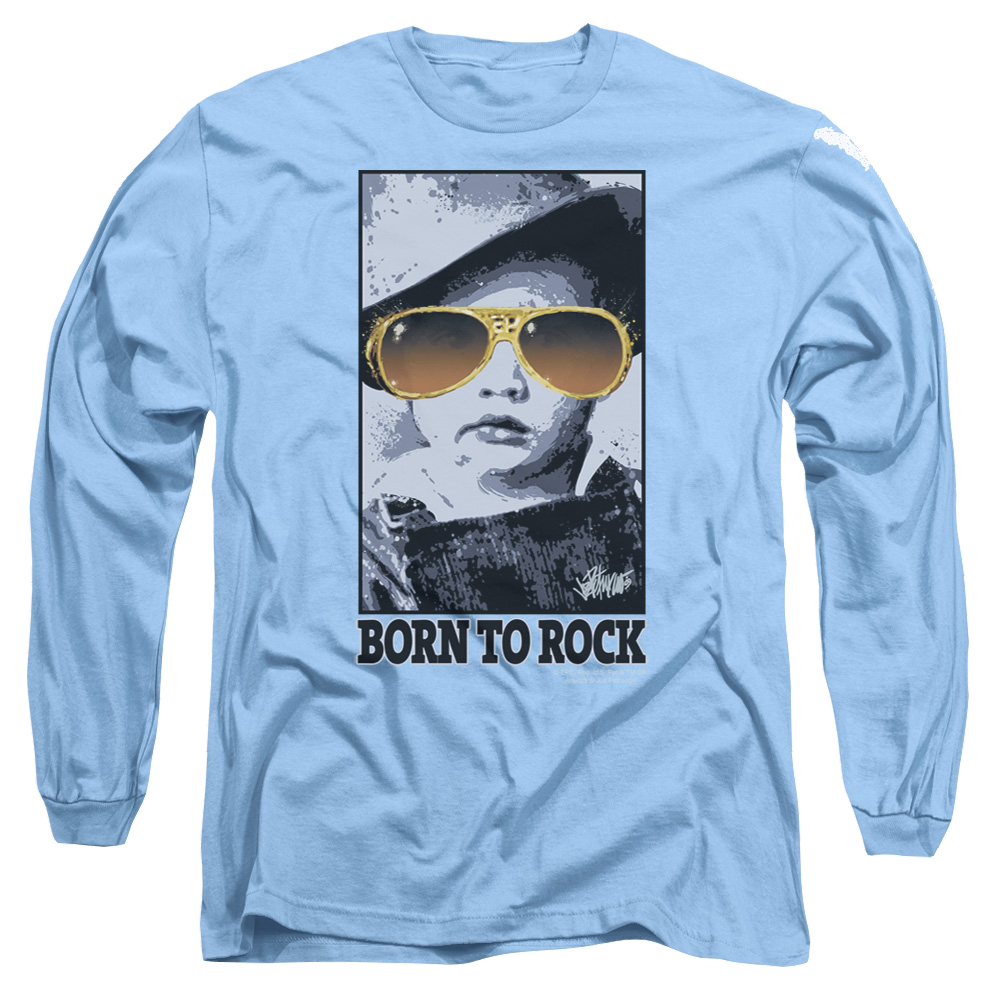 Elvis Presley Born To Rock - Men's Long Sleeve T-Shirt Men's Long Sleeve T-Shirt Elvis Presley