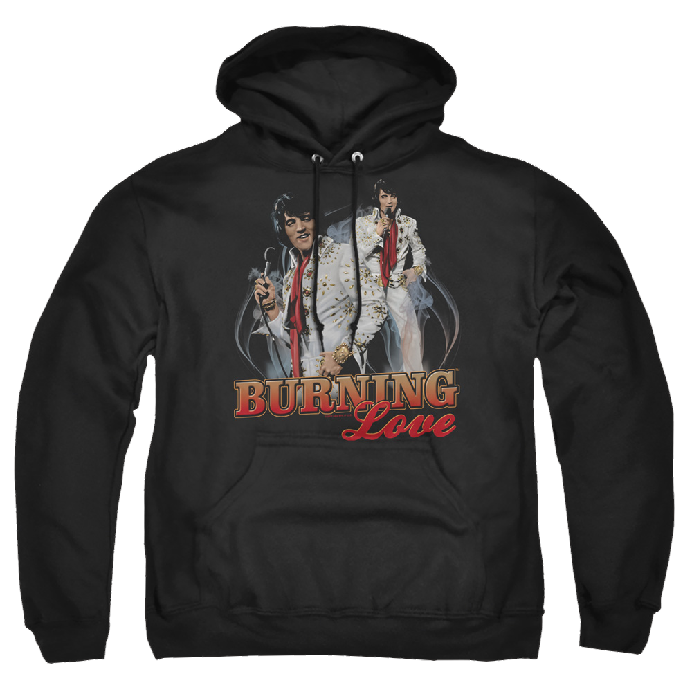 Elvis Presley Burning Love - Pullover Hoodie Pullover Hoodie Elvis Presley