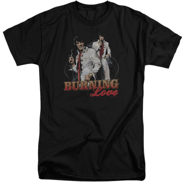 Elvis Presley Burning Love - Men's Tall Fit T-Shirt Men's Tall Fit T-Shirt Elvis Presley
