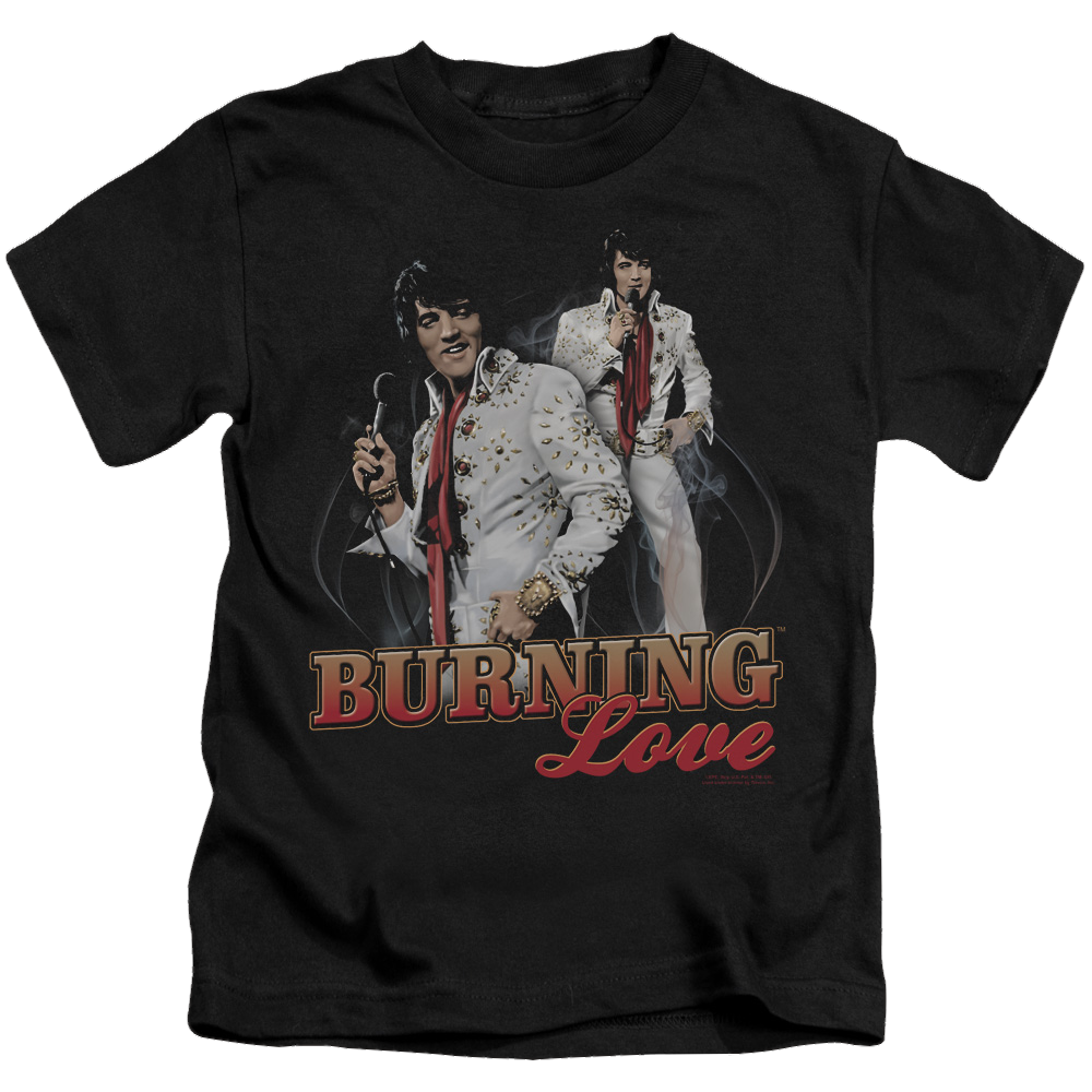Elvis Presley Burning Love - Kid's T-Shirt (Ages 4-7) Kid's T-Shirt (Ages 4-7) Elvis Presley