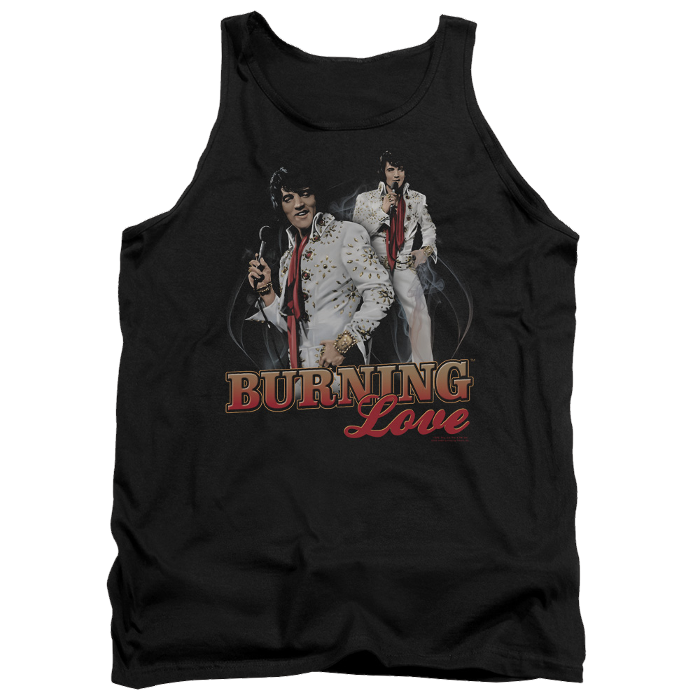 Elvis Presley Burning Love Men's Tank Men's Tank Elvis Presley