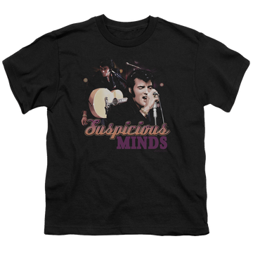 Elvis Presley Suspicious Minds - Youth T-Shirt (Ages 8-12) Youth T-Shirt (Ages 8-12) Elvis Presley