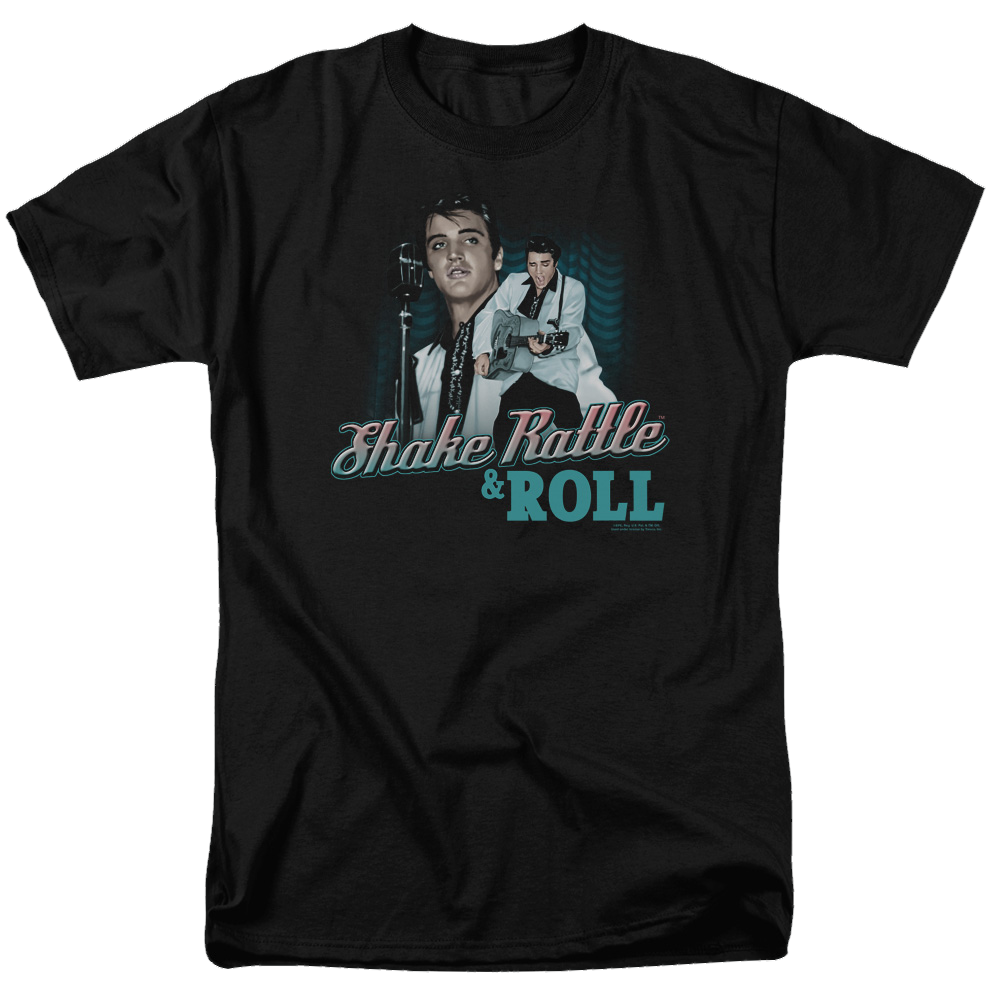 Elvis Presley Shake Rattle & Roll - Men's Regular Fit T-Shirt Men's Regular Fit T-Shirt Elvis Presley