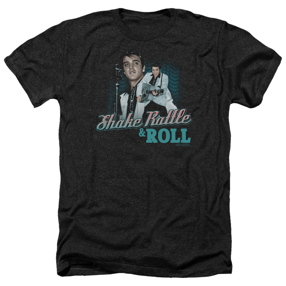 Elvis Presley Shake Rattle & Roll - Men's Heather T-Shirt Men's Heather T-Shirt Elvis Presley