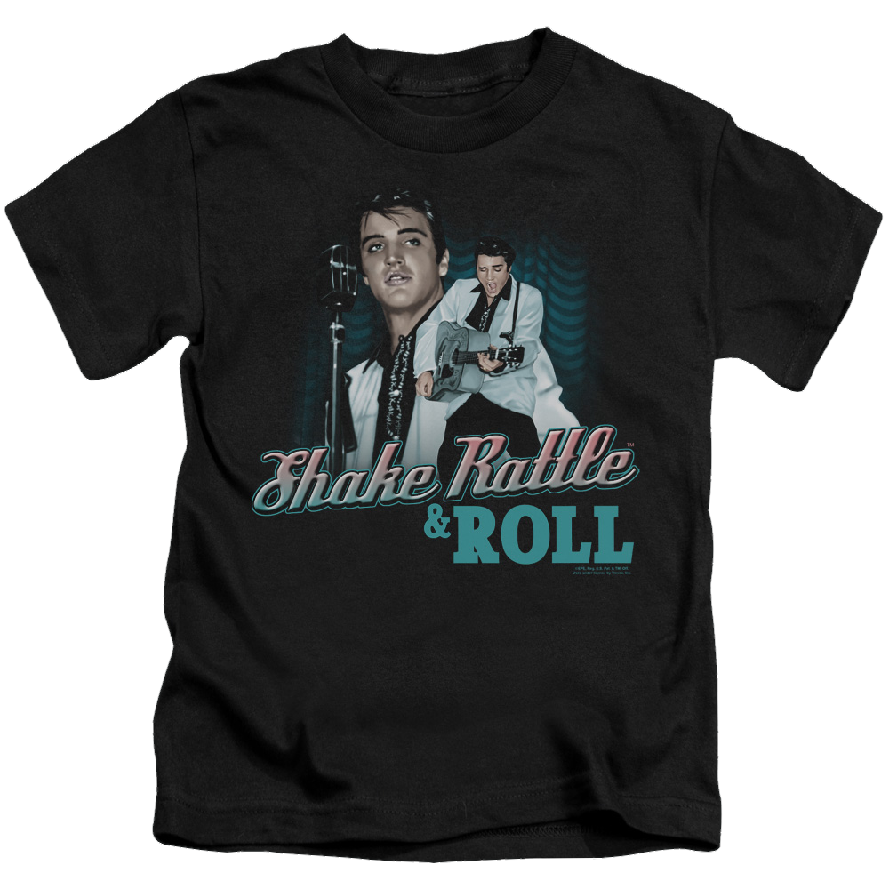 Elvis Presley Shake Rattle & Roll - Kid's T-Shirt (Ages 4-7) Kid's T-Shirt (Ages 4-7) Elvis Presley