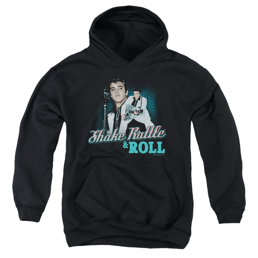 Elvis Presley Shake Rattle & Roll - Youth Hoodie (Ages 8-12) Youth Hoodie (Ages 8-12) Elvis Presley