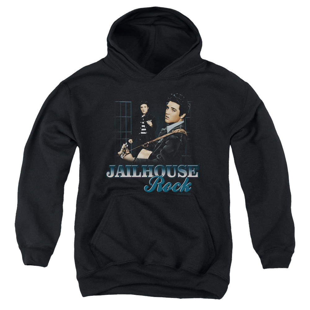 Elvis Presley Jailhouse Rock - Youth Hoodie (Ages 8-12) Youth Hoodie (Ages 8-12) Elvis Presley