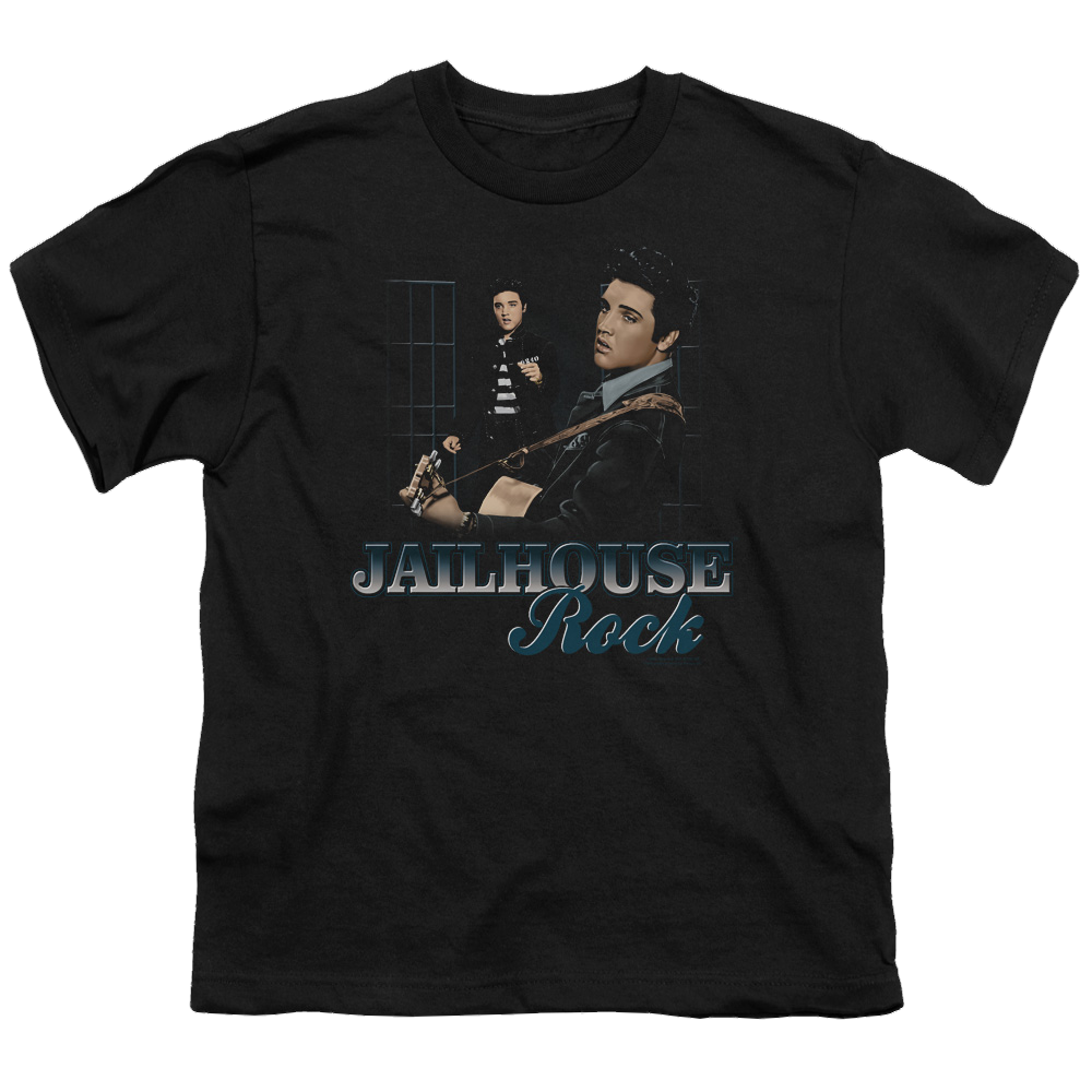 Elvis Presley Jailhouse Rock - Youth T-Shirt (Ages 8-12) Youth T-Shirt (Ages 8-12) Elvis Presley