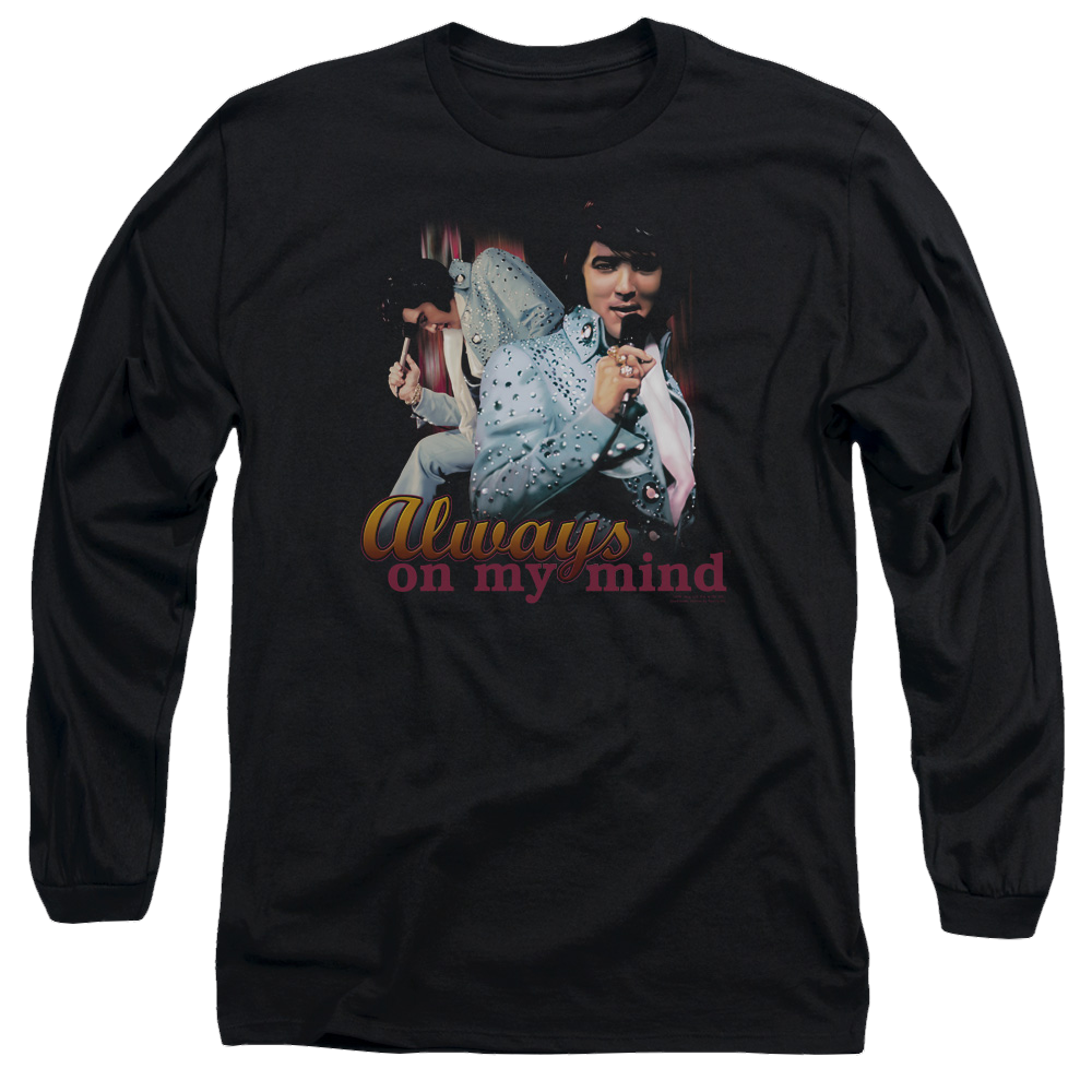 Elvis Presley Always On My Mind - Men's Long Sleeve T-Shirt Men's Long Sleeve T-Shirt Elvis Presley