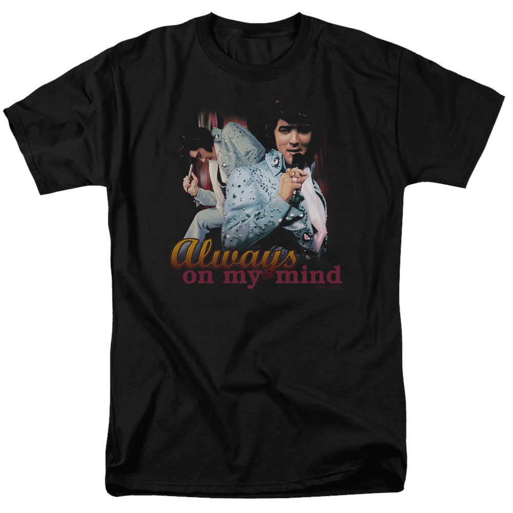 Elvis Presley Always On My Mind - Men's Regular Fit T-Shirt Men's Regular Fit T-Shirt Elvis Presley