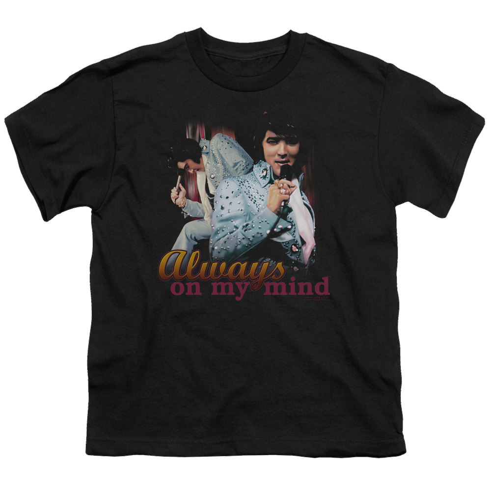 Elvis Presley Always On My Mind - Youth T-Shirt (Ages 8-12) Youth T-Shirt (Ages 8-12) Elvis Presley