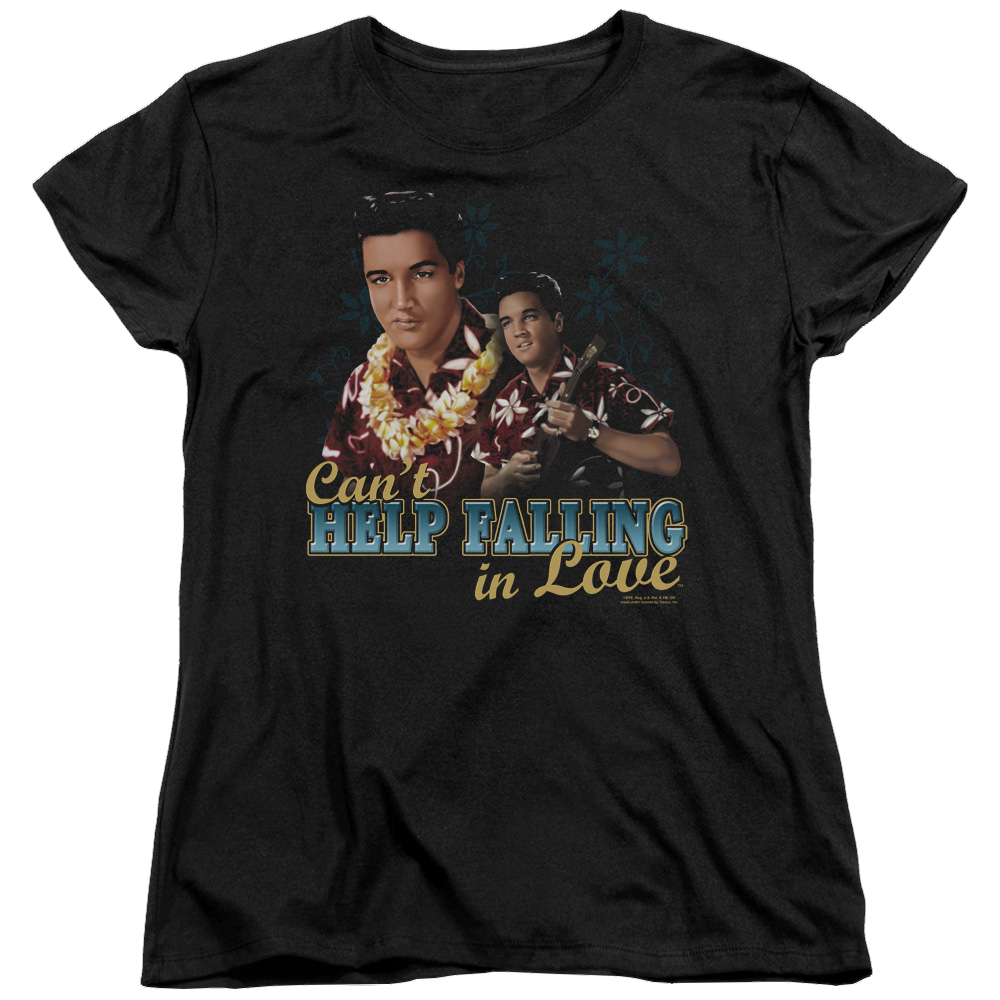 Elvis Presley Cant Help Falling - Women's T-Shirt Women's T-Shirt Elvis Presley