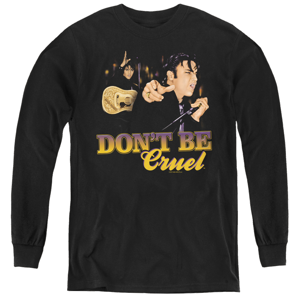 Elvis Presley Dont Be Cruel - Youth Long Sleeve T-Shirt Youth Long Sleeve T-Shirt Elvis Presley