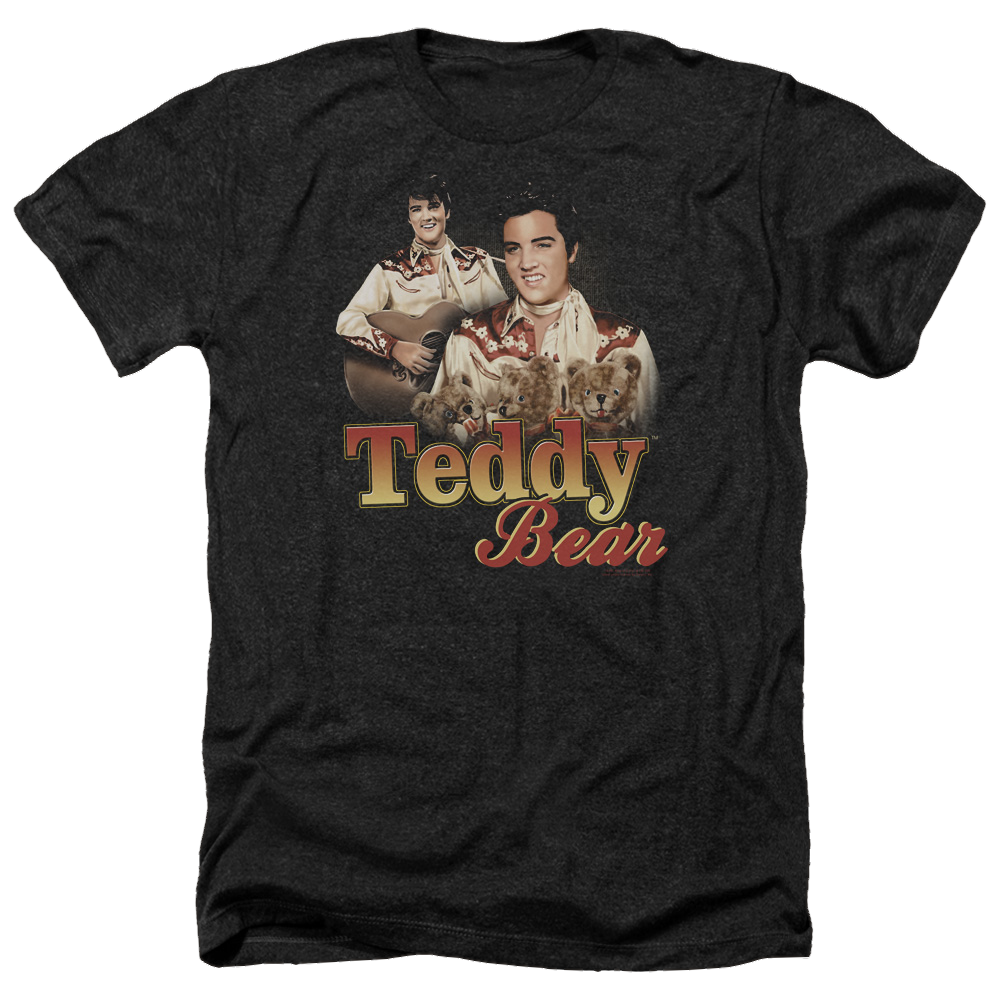 Elvis Presley Teddy Bear - Men's Heather T-Shirt Men's Heather T-Shirt Elvis Presley