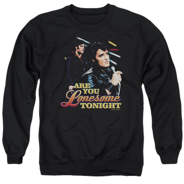 Elvis Presley Are You Lonesome - Men's Crewneck Sweatshirt Men's Crewneck Sweatshirt Elvis Presley