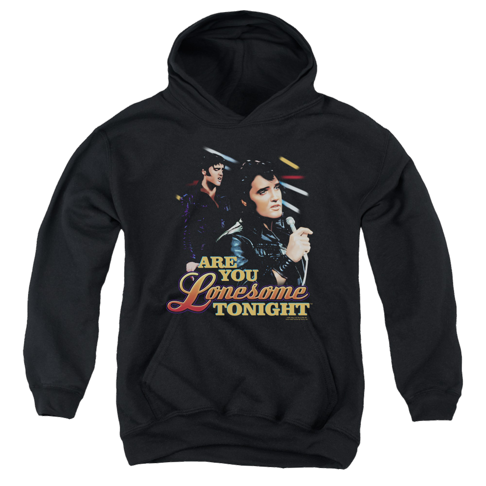 Elvis Presley Are You Lonesome - Youth Hoodie (Ages 8-12) Youth Hoodie (Ages 8-12) Elvis Presley