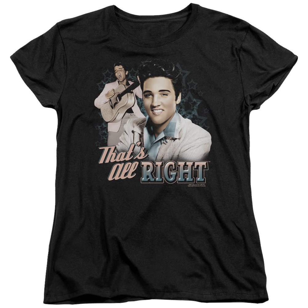 Elvis Presley Thats All Right - Women's T-Shirt Women's T-Shirt Elvis Presley