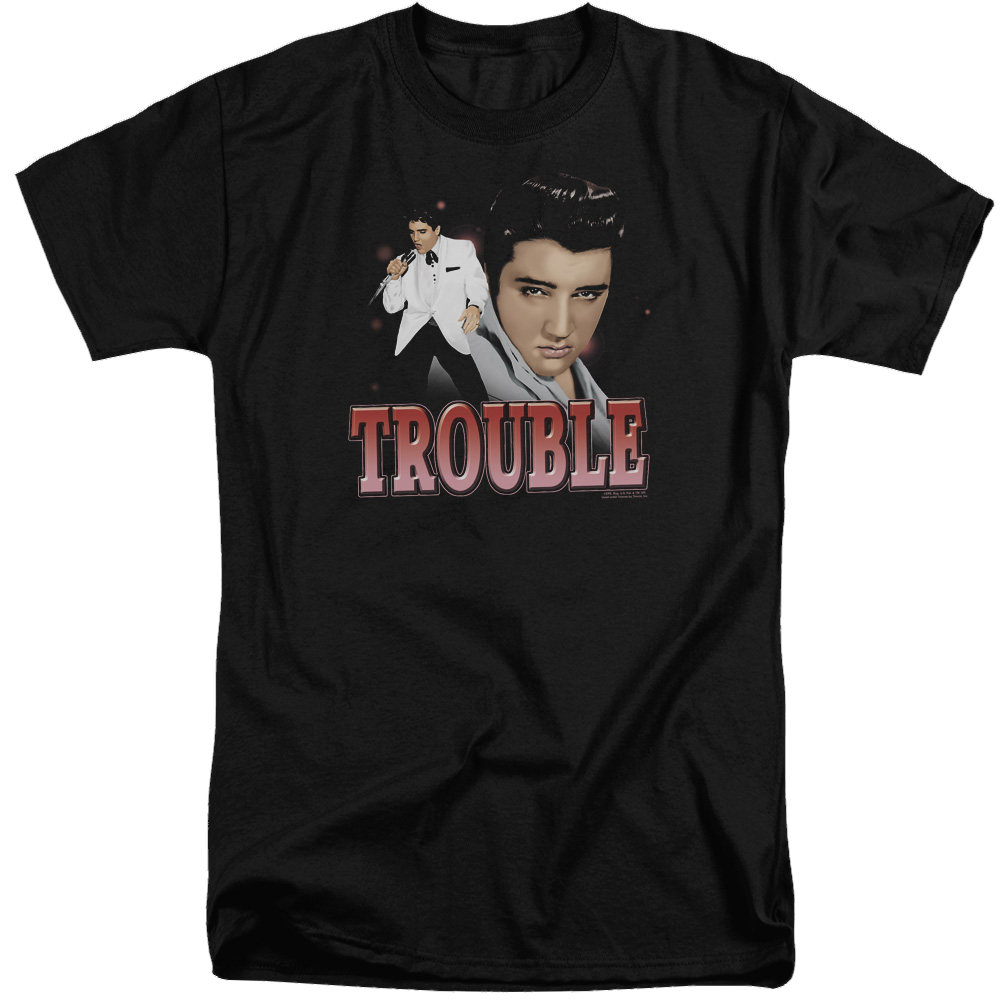 Elvis Presley Trouble - Men's Tall Fit T-Shirt Men's Tall Fit T-Shirt Elvis Presley