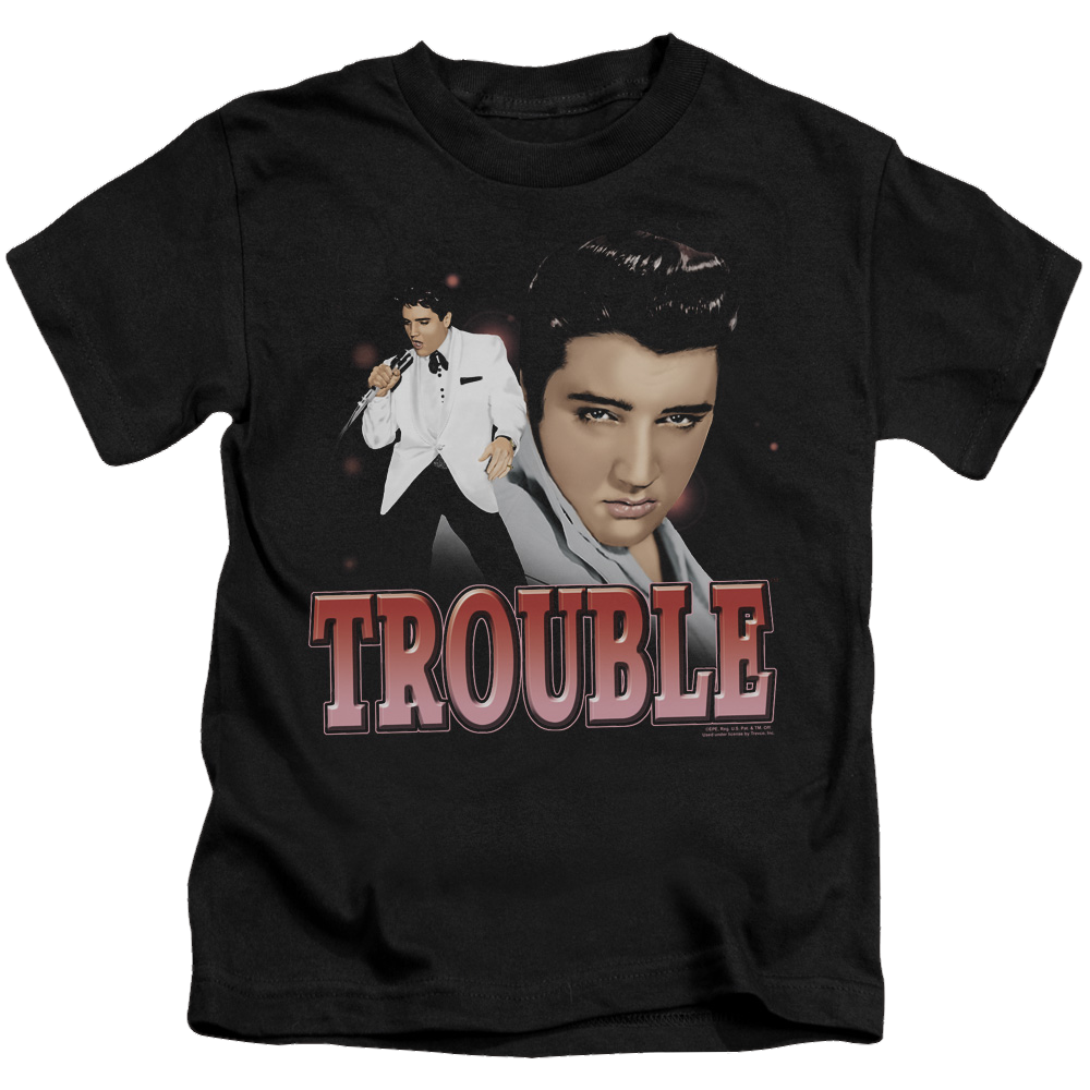 Elvis Presley Trouble - Kid's T-Shirt (Ages 4-7) Kid's T-Shirt (Ages 4-7) Elvis Presley