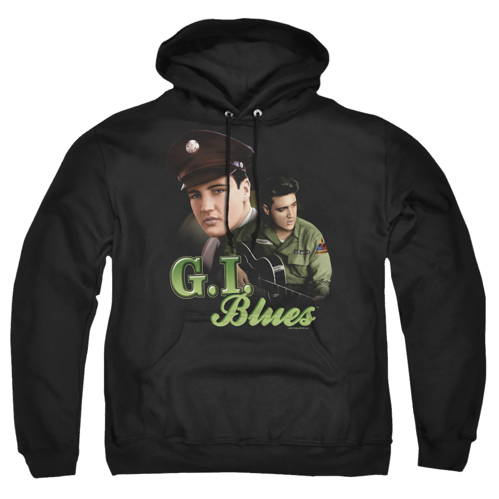 Elvis Presley G I Blues - Pullover Hoodie Pullover Hoodie Elvis Presley