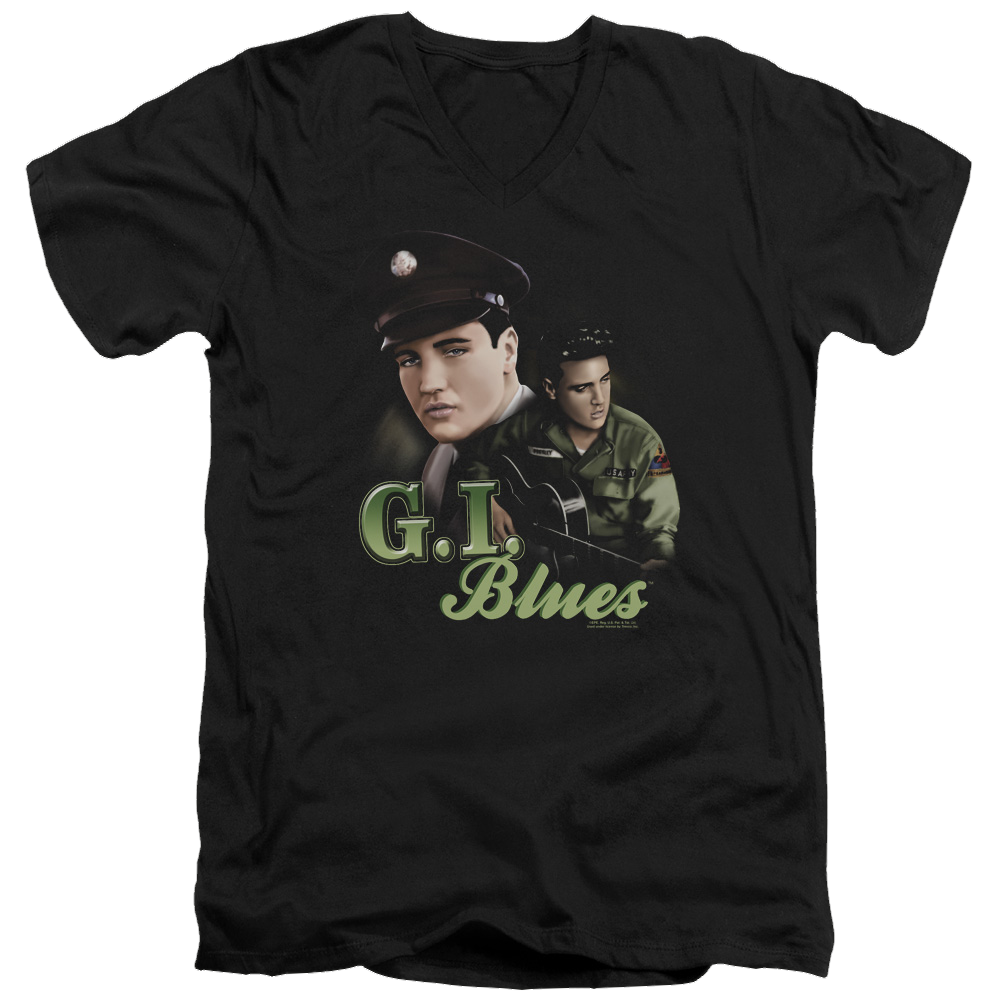 Elvis Presley G I Blues - Men's V-Neck T-Shirt Men's V-Neck T-Shirt Elvis Presley
