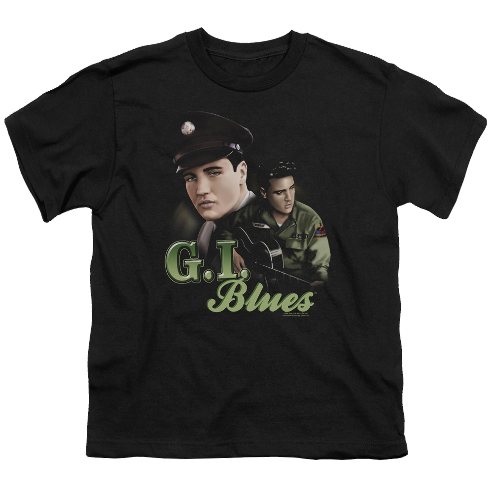 Elvis Presley G I Blues - Youth T-Shirt (Ages 8-12) Youth T-Shirt (Ages 8-12) Elvis Presley