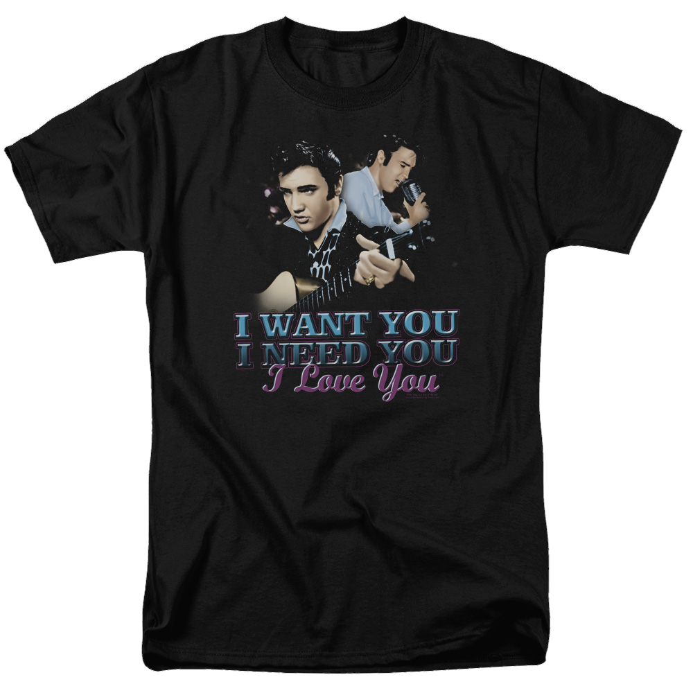 Elvis Presley I Want You - Men's Regular Fit T-Shirt Men's Regular Fit T-Shirt Elvis Presley
