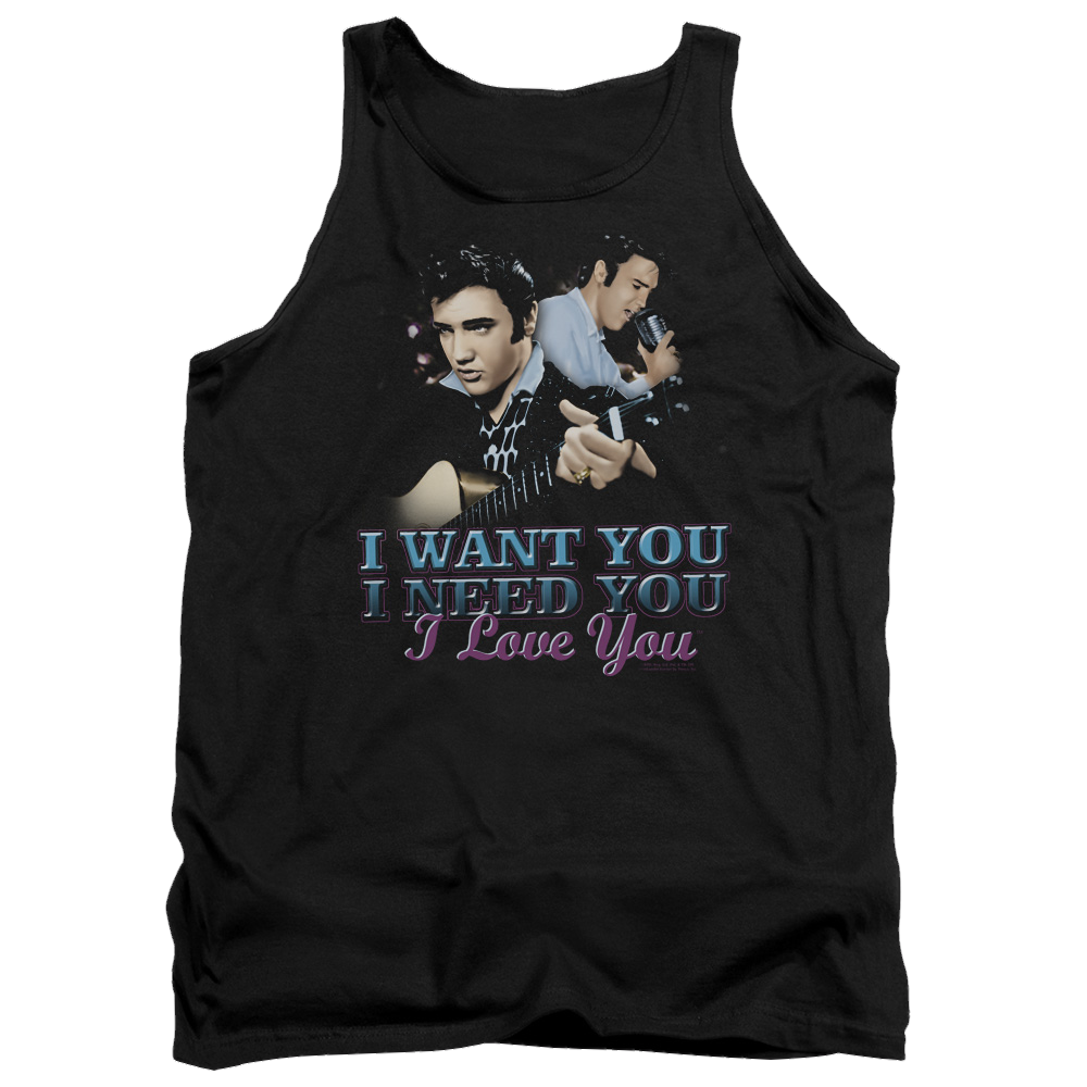 Elvis Presley I Want You Men's Tank Men's Tank Elvis Presley