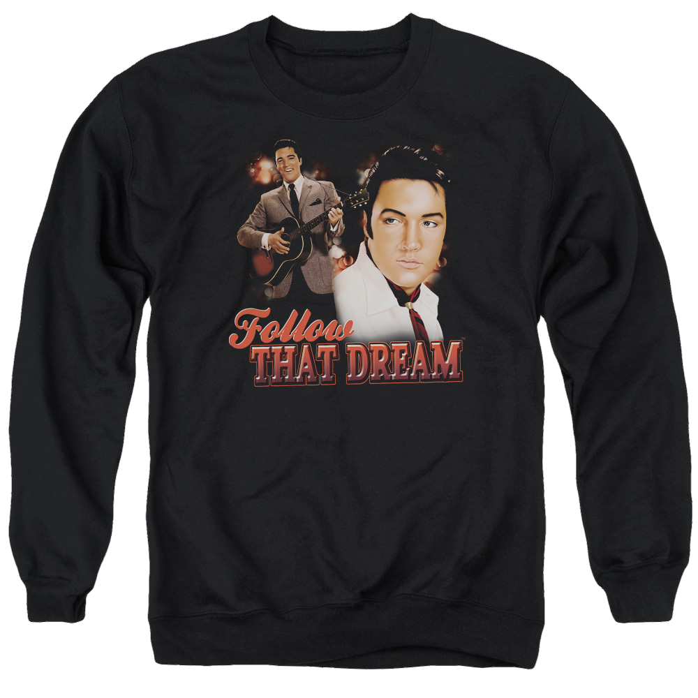 Elvis Presley Follow That Dream - Men's Crewneck Sweatshirt Men's Crewneck Sweatshirt Elvis Presley