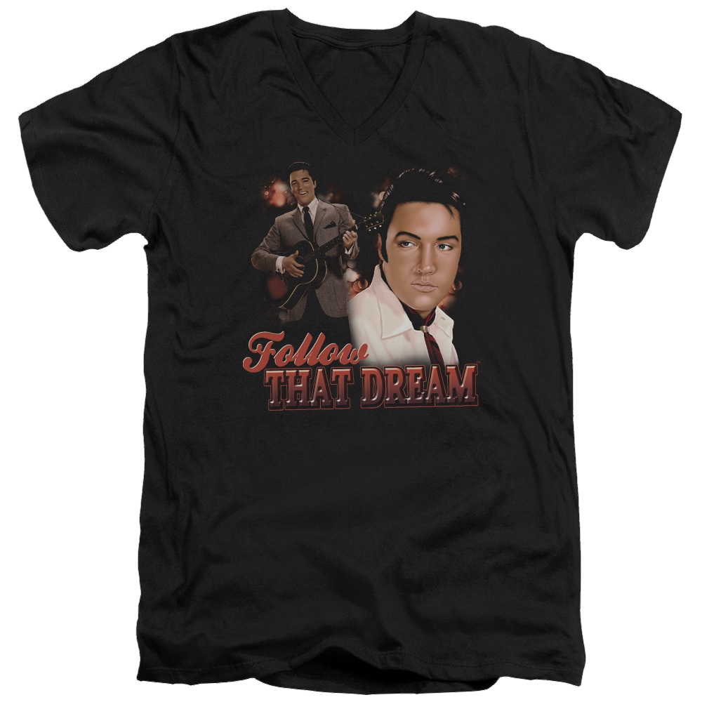 Elvis Presley Follow That Dream - Men's V-Neck T-Shirt Men's V-Neck T-Shirt Elvis Presley
