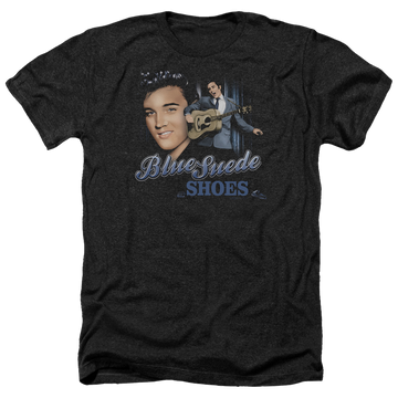 Elvis Presley Blue Suede Shoes - Men's Heather T-Shirt Men's Heather T-Shirt Elvis Presley