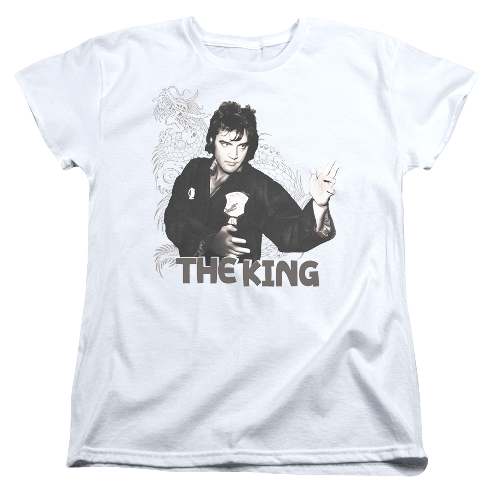 Elvis Presley Fighting King - Women's T-Shirt Women's T-Shirt Elvis Presley