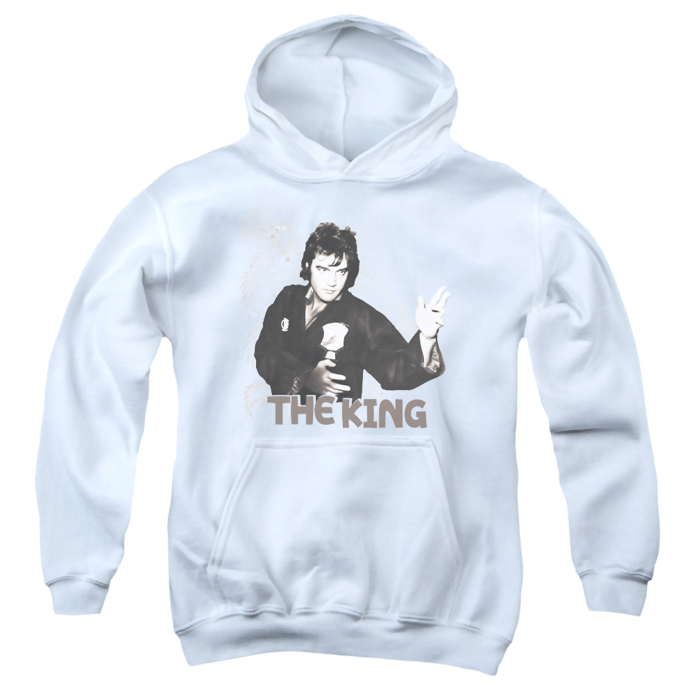 Elvis Presley Fighting King - Youth Hoodie (Ages 8-12) Youth Hoodie (Ages 8-12) Elvis Presley
