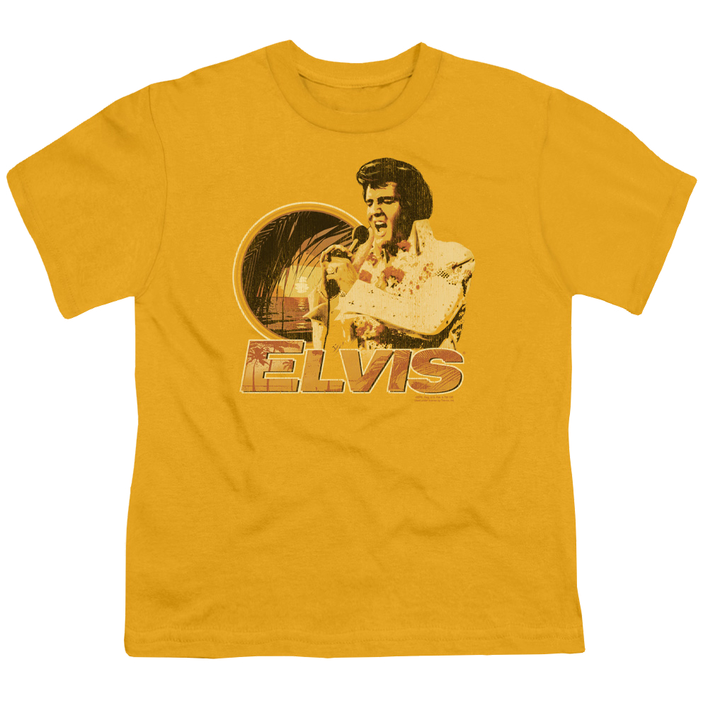 Elvis Presley Singing Hawaii Style - Youth T-Shirt (Ages 8-12) Youth T-Shirt (Ages 8-12) Elvis Presley