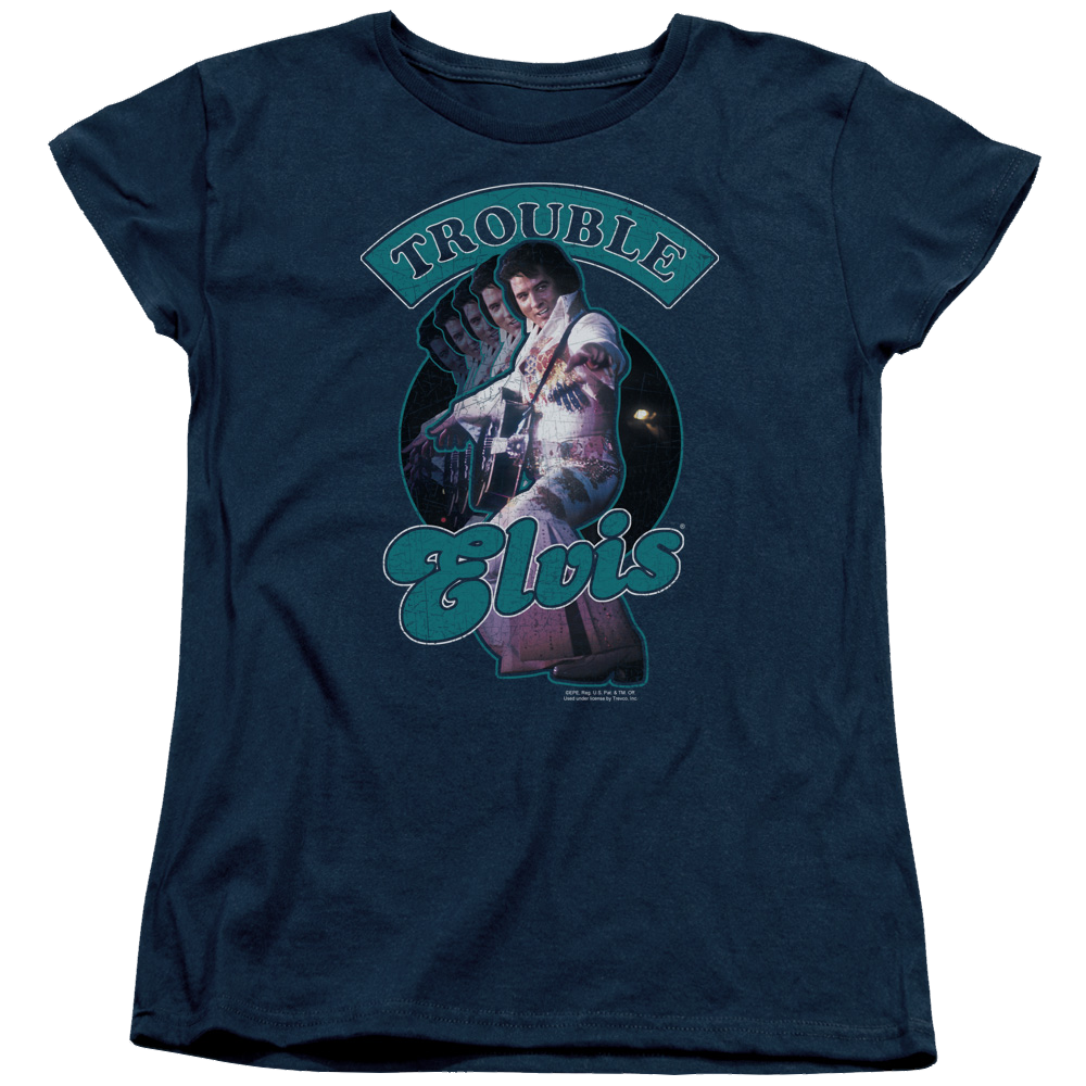 Elvis Presley Total Trouble - Women's T-Shirt – Sons of Gotham