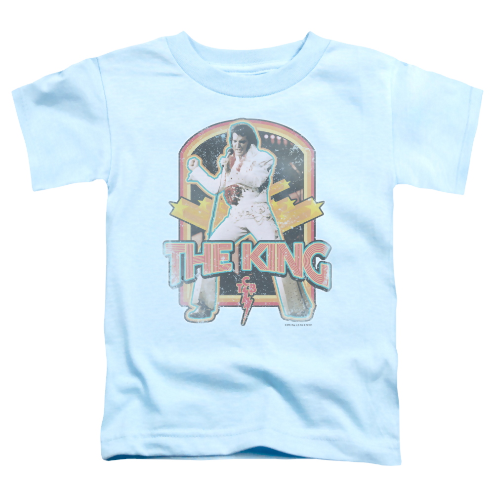 Elvis Presley Distressed King - Toddler T-Shirt Toddler T-Shirt Elvis Presley