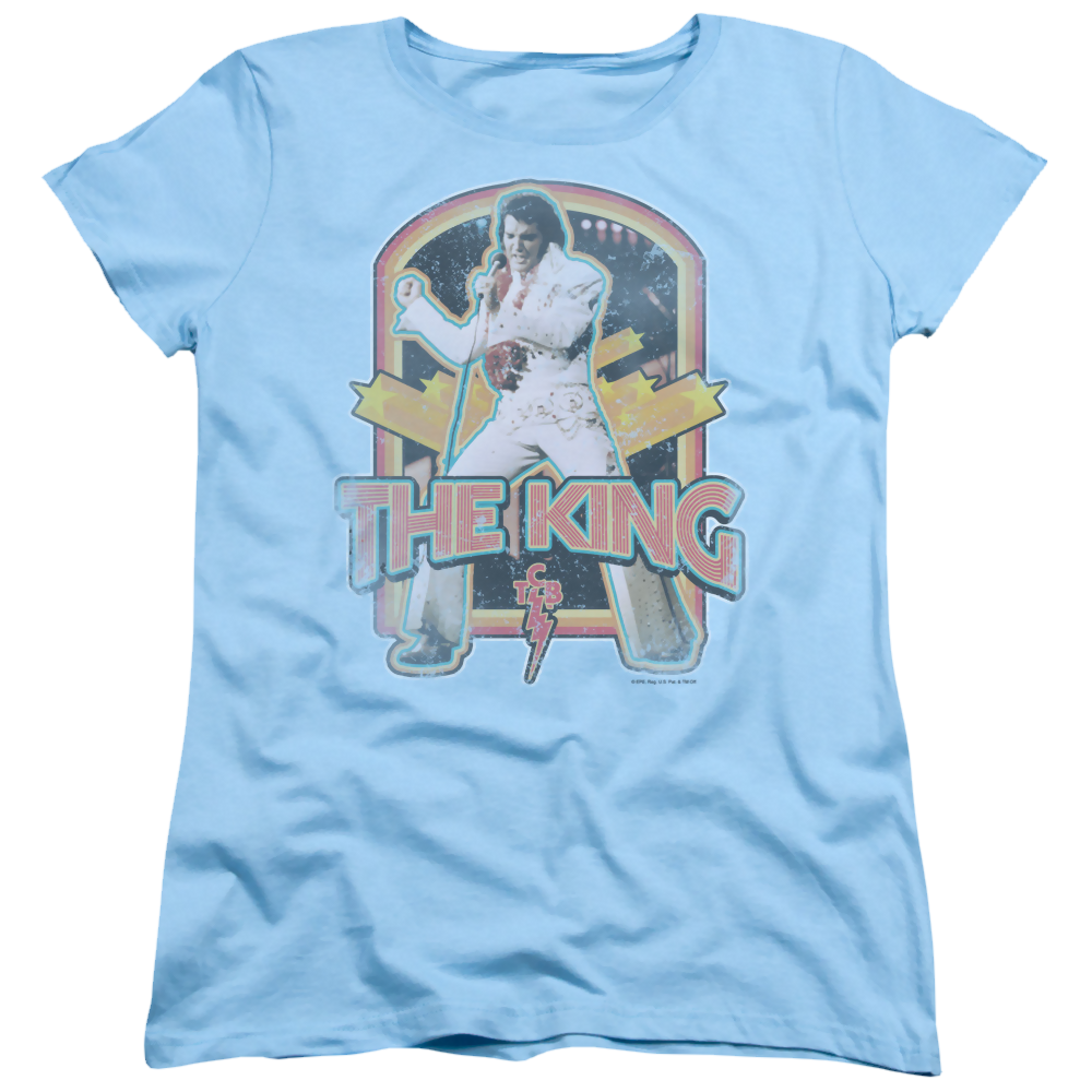 Elvis Presley Distressed King - Women's T-Shirt Women's T-Shirt Elvis Presley