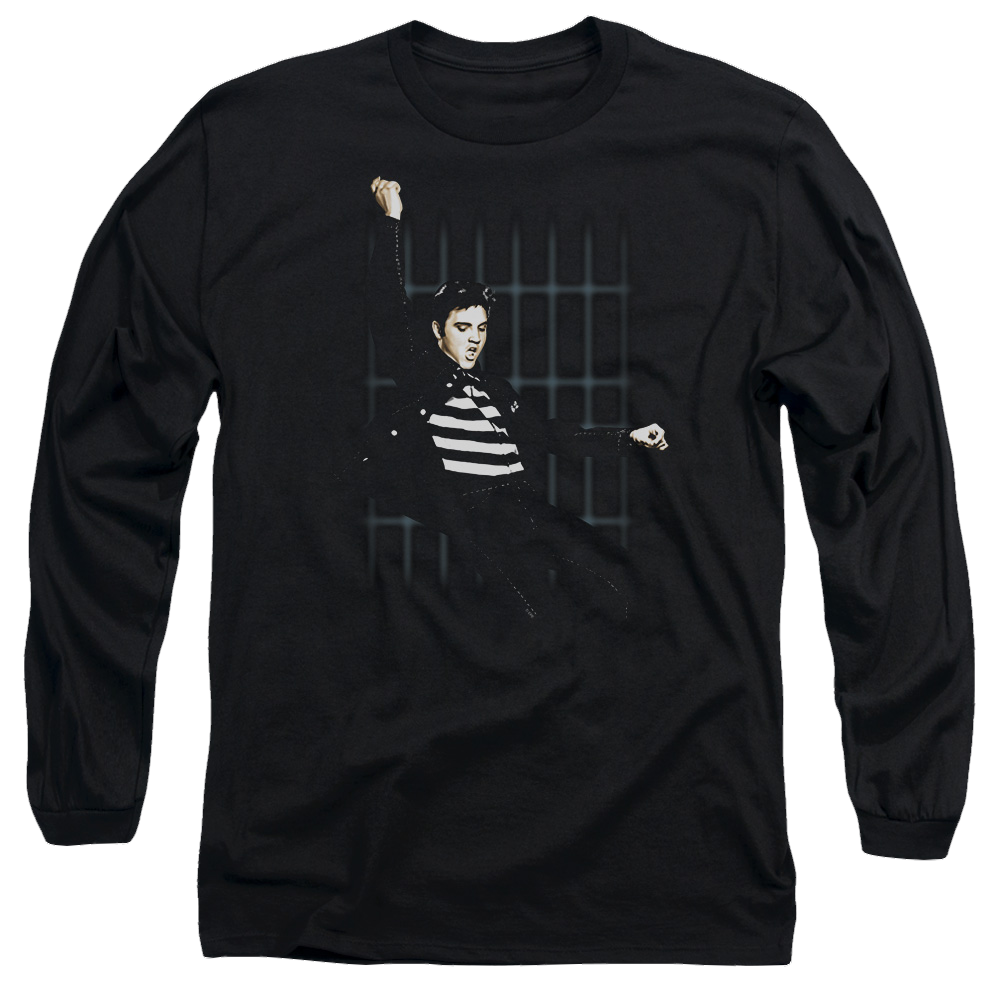 Elvis Presley Blue Bars - Men's Long Sleeve T-Shirt Men's Long Sleeve T-Shirt Elvis Presley