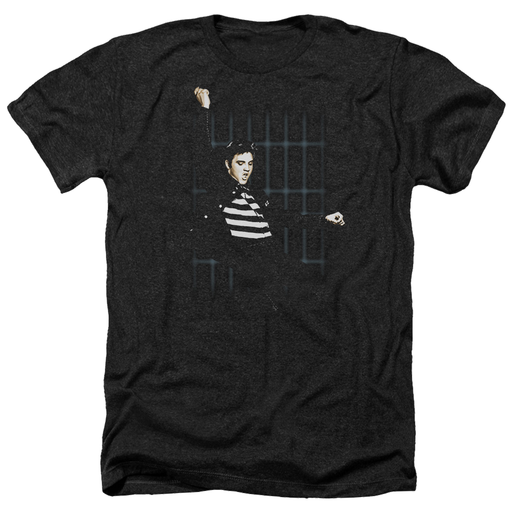 Elvis Presley Blue Bars - Men's Heather T-Shirt Men's Heather T-Shirt Elvis Presley